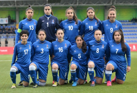 Azerbaijani U-19 female footballers beat Slovenia